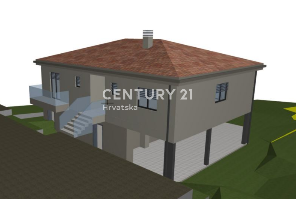 POREČ, TERRENO EDIFICABILE IN VENDITA CON PERMESSO DI COSTRUIRE