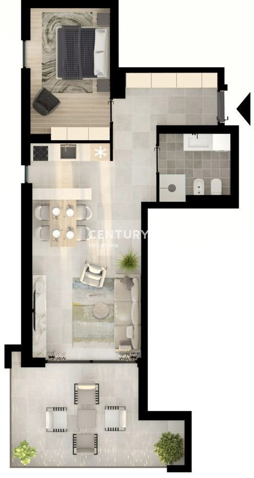 Vendita, Appartamento, 2 locali, Provincia di Istria, Umag