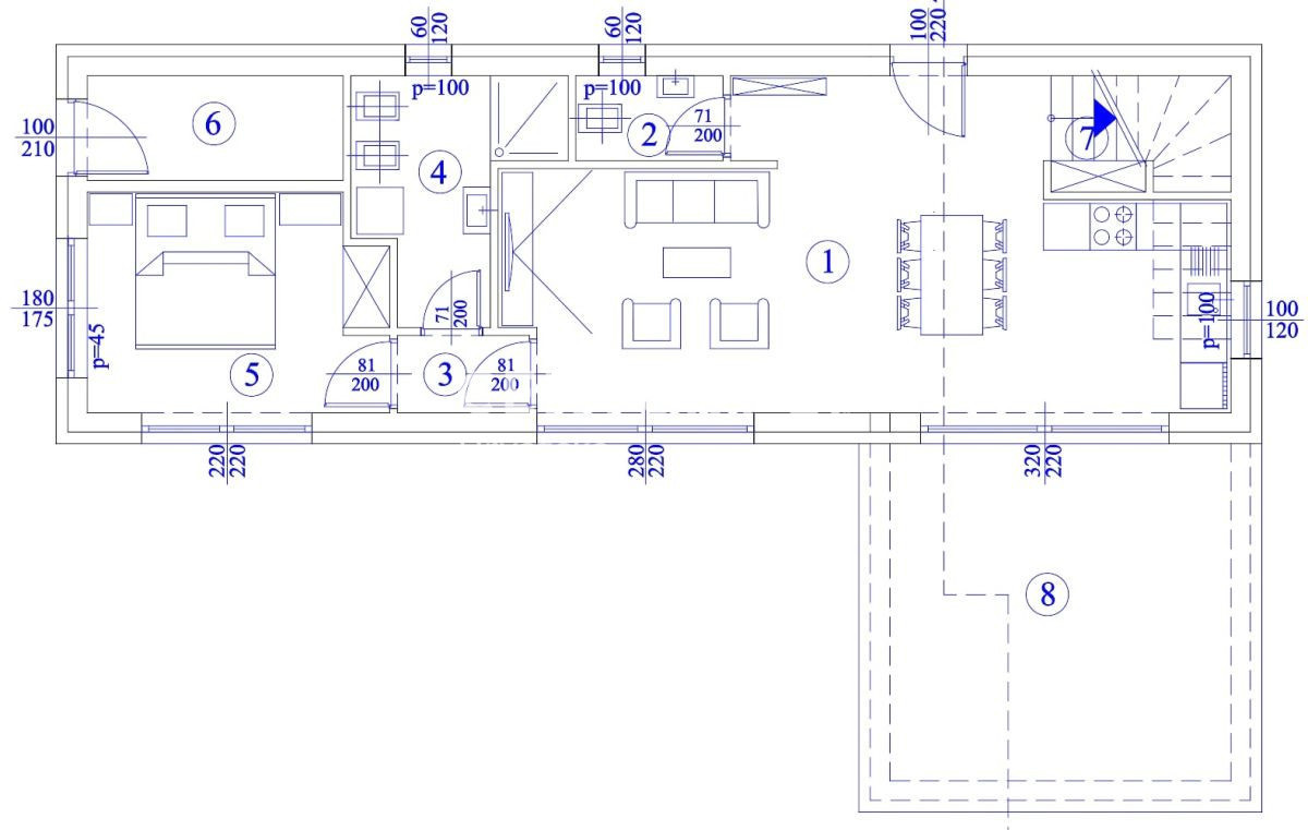 TAR, VABRIGA, CASA ROMANTICA DAL DESIGN MODERNO, MARE A 1 KM