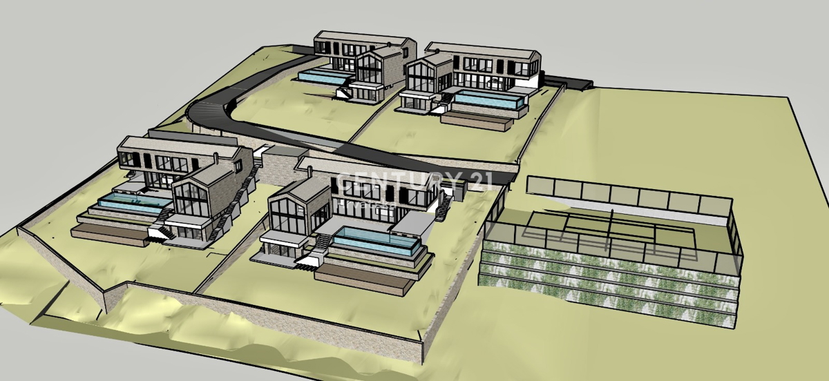 MOTOVUN, DINTORNI, TERRENO EDIFICABILE CON VISTA PANORAMICA