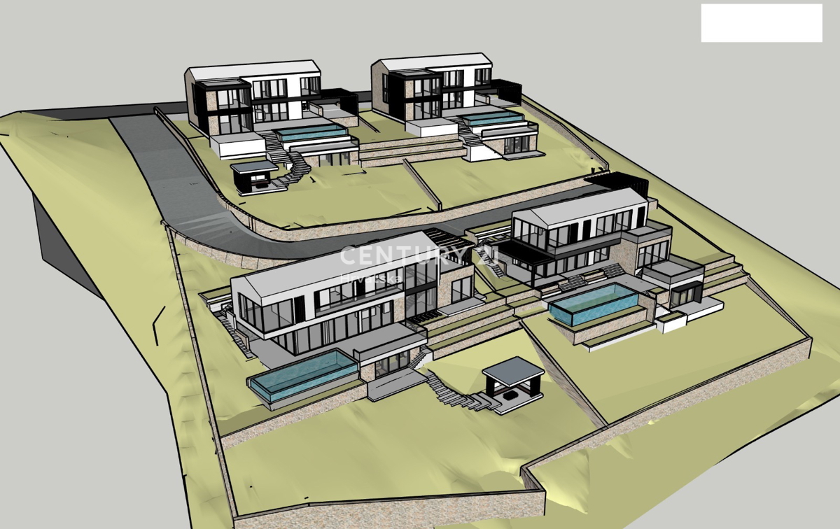 MOTOVUN, DINTORNI, TERRENO EDIFICABILE CON VISTA PANORAMICA