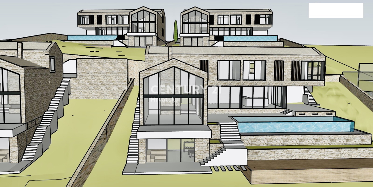 MOTOVUN, DINTORNI, TERRENO EDIFICABILE CON VISTA PANORAMICA