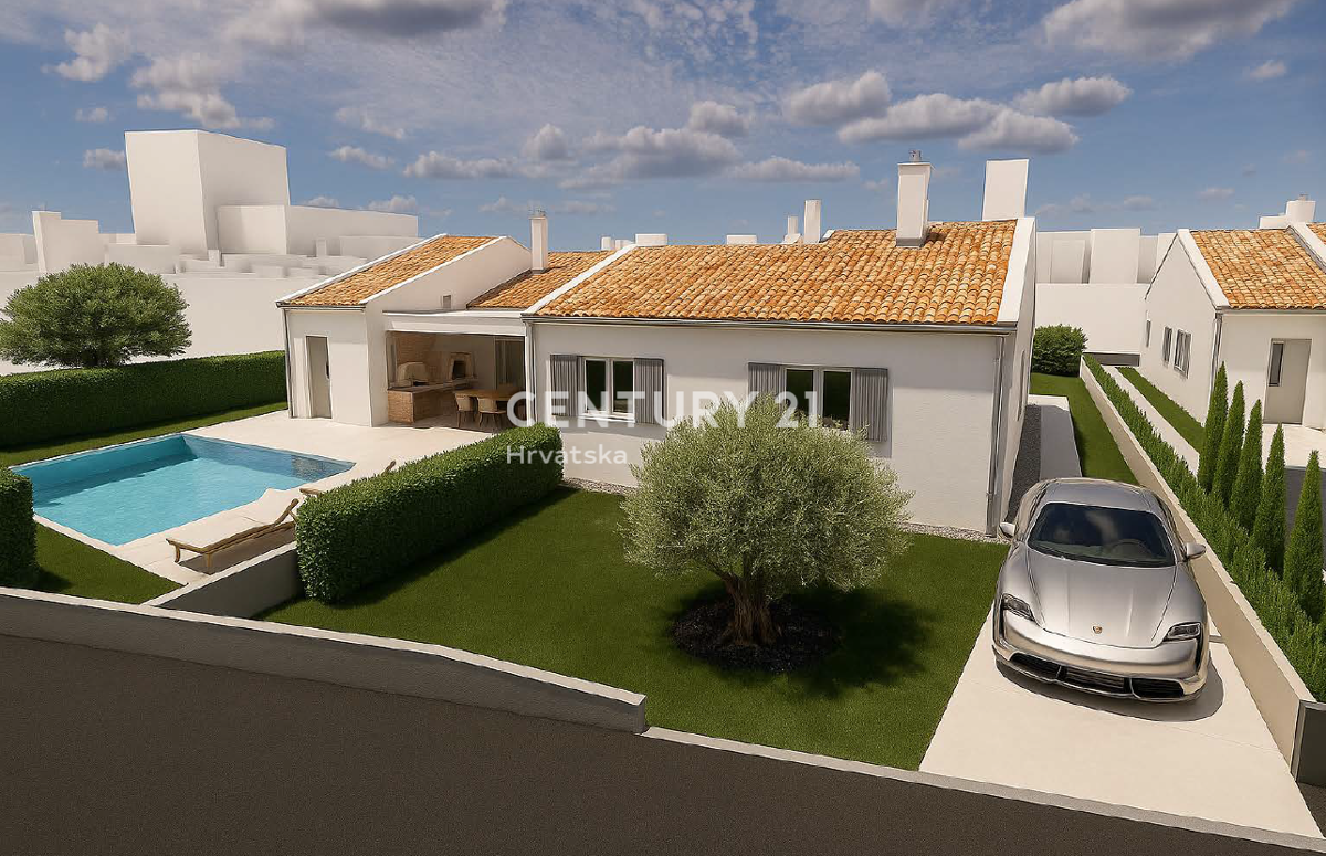 KAŠTELIR, VENDESI DOPPIA VILLA CON PISCINA