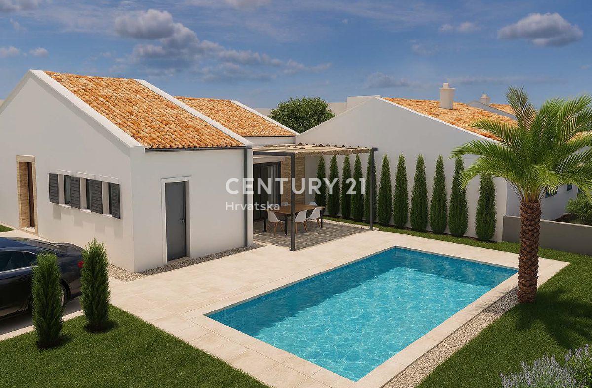 KAŠTELIR, VENDESI DOPPIA VILLA CON PISCINA