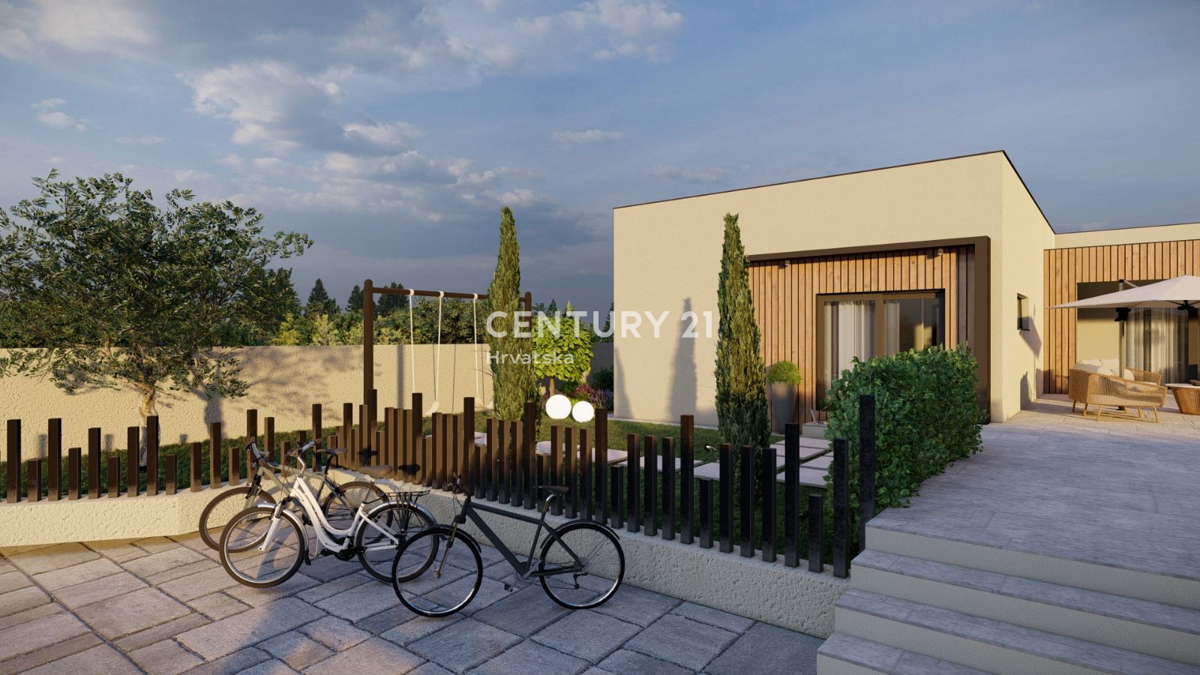 SVETVINČENAT, VILLA AL PIANO TERRA CON 4 CAMERE DA LETTO E PISCINA, POSIZIONE TRANQUILLA