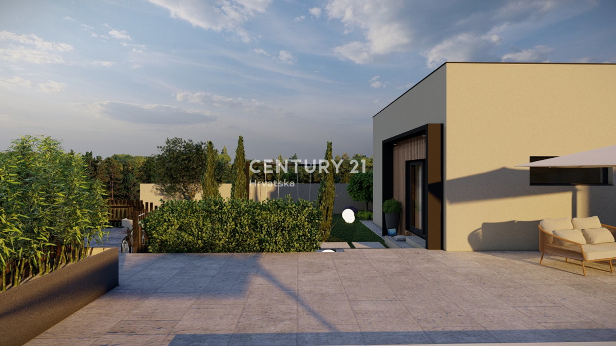 SVETVINČENAT, VILLA AL PIANO TERRA CON 4 CAMERE DA LETTO E PISCINA, POSIZIONE TRANQUILLA