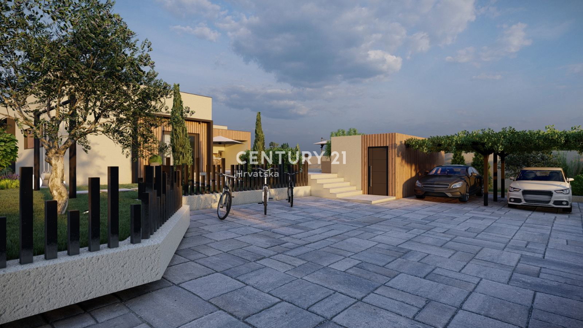 SVETVINČENAT, VILLA AL PIANO TERRA CON 4 CAMERE DA LETTO E PISCINA, POSIZIONE TRANQUILLA