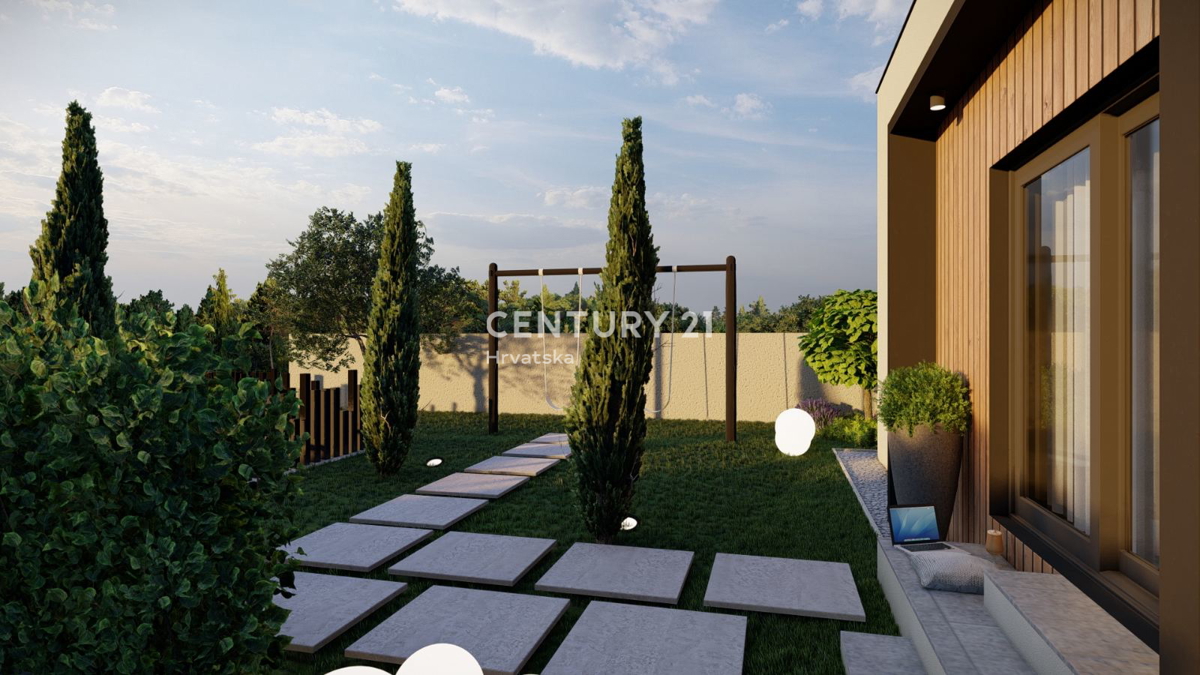 SVETVINČENAT, VILLA AL PIANO TERRA CON 4 CAMERE DA LETTO E PISCINA, POSIZIONE TRANQUILLA