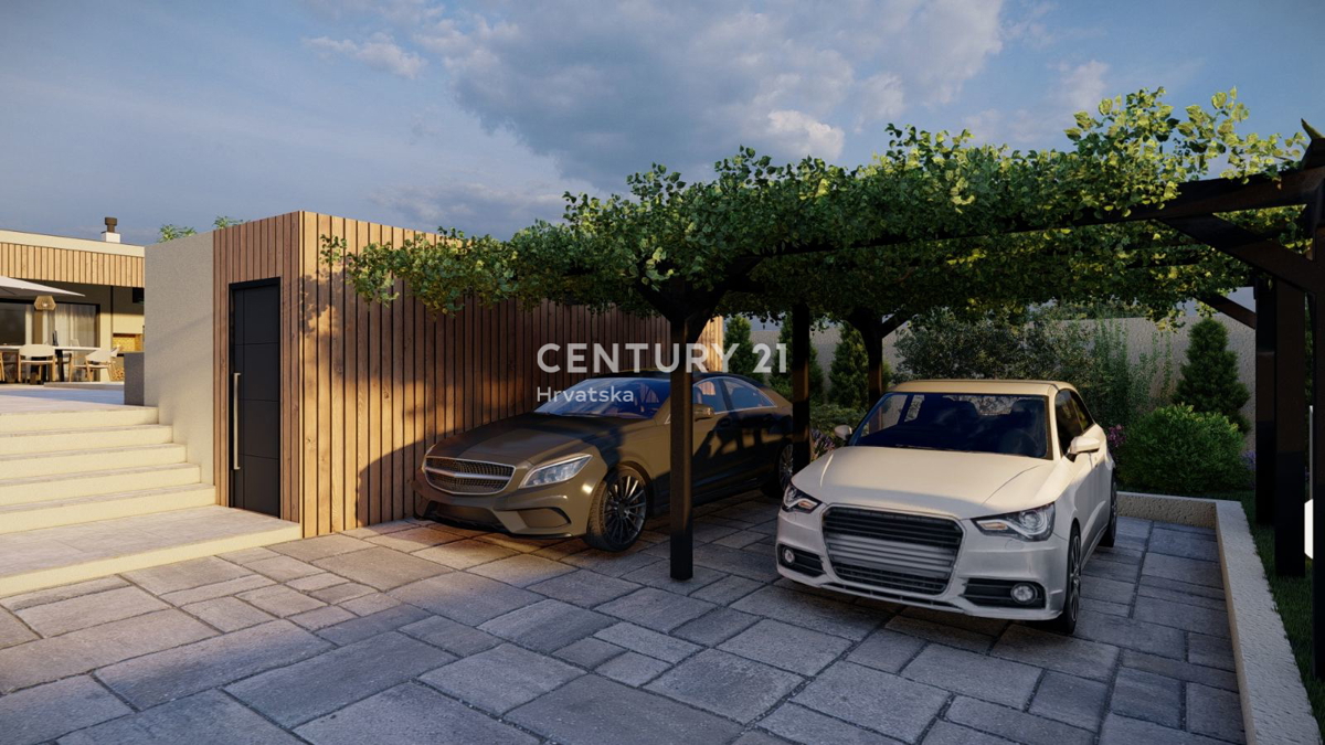 SVETVINČENAT, VILLA AL PIANO TERRA CON 4 CAMERE DA LETTO E PISCINA, POSIZIONE TRANQUILLA