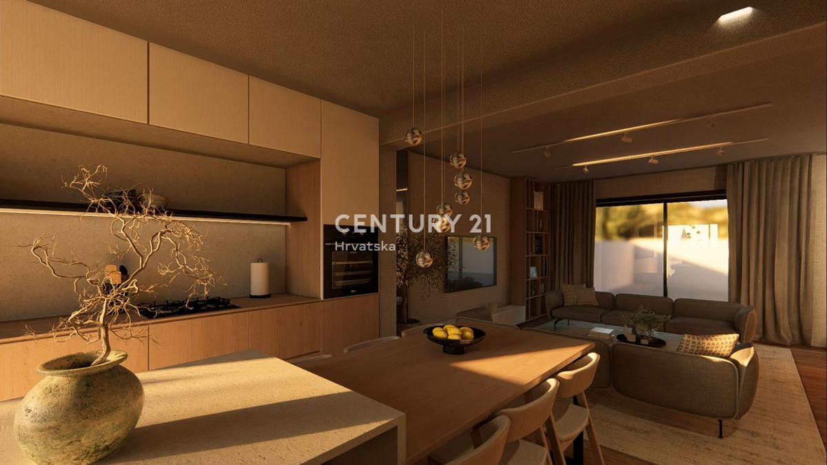 KAŠTELIR, TERRENO EDIFICABILE CON PERMESSO DI COSTRUIRE PER DUE CASE