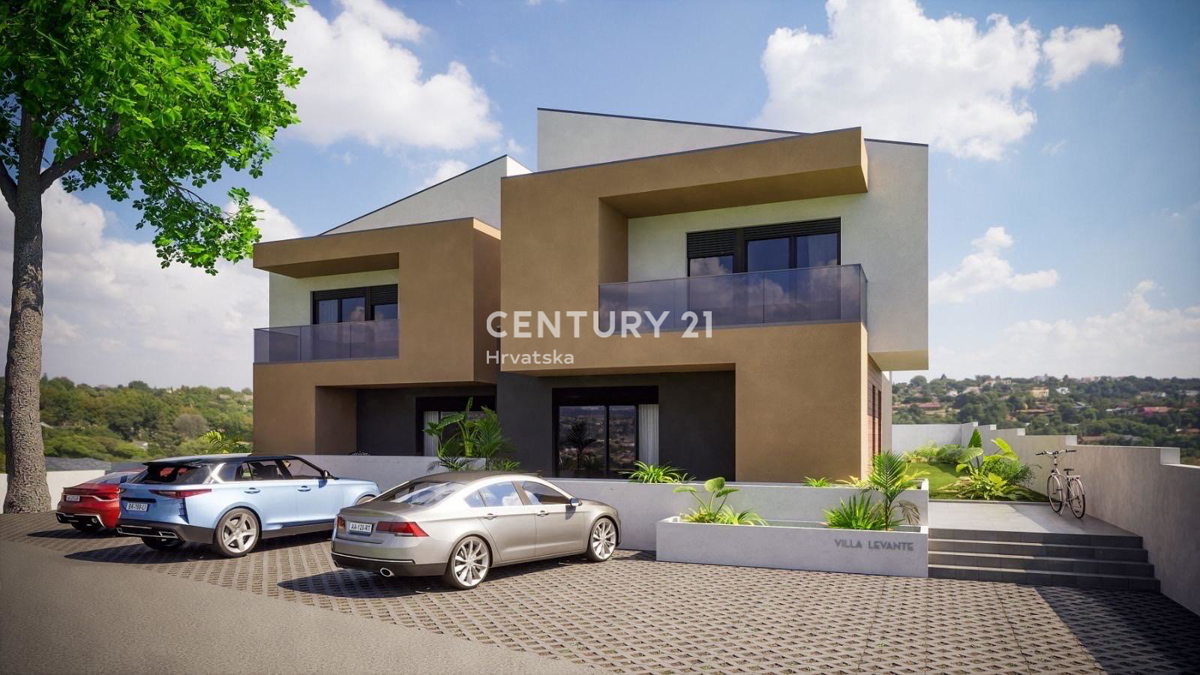 KAŠTELIR, TERRENO EDIFICABILE CON PERMESSO DI COSTRUIRE PER DUE CASE