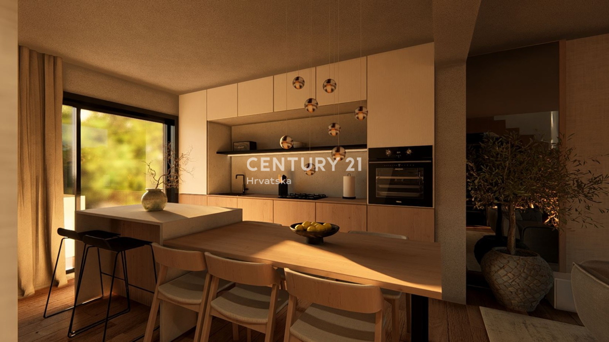 KAŠTELIR, TERRENO EDIFICABILE CON PERMESSO DI COSTRUIRE PER DUE CASE