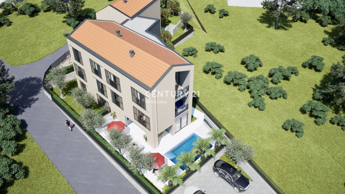 BADERNA, TERRENO EDIFICABILE, PERMESSO DI COSTRUIRE PER 8 APPARTAMENTI