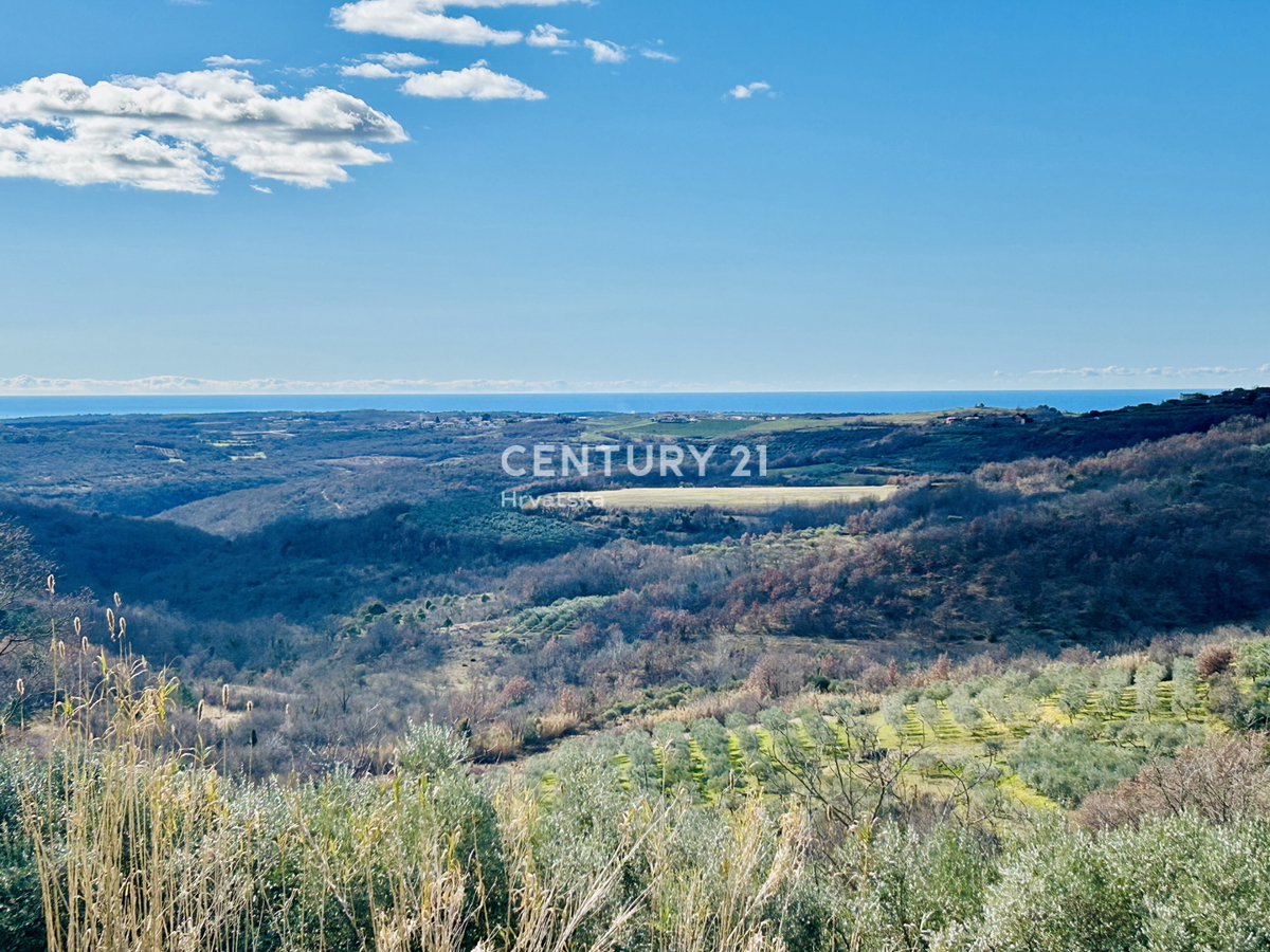 KRASICA, TERRENO EDIFICABILE ATTRATTIVO CON VISTA PANORAMICA SUL MARE