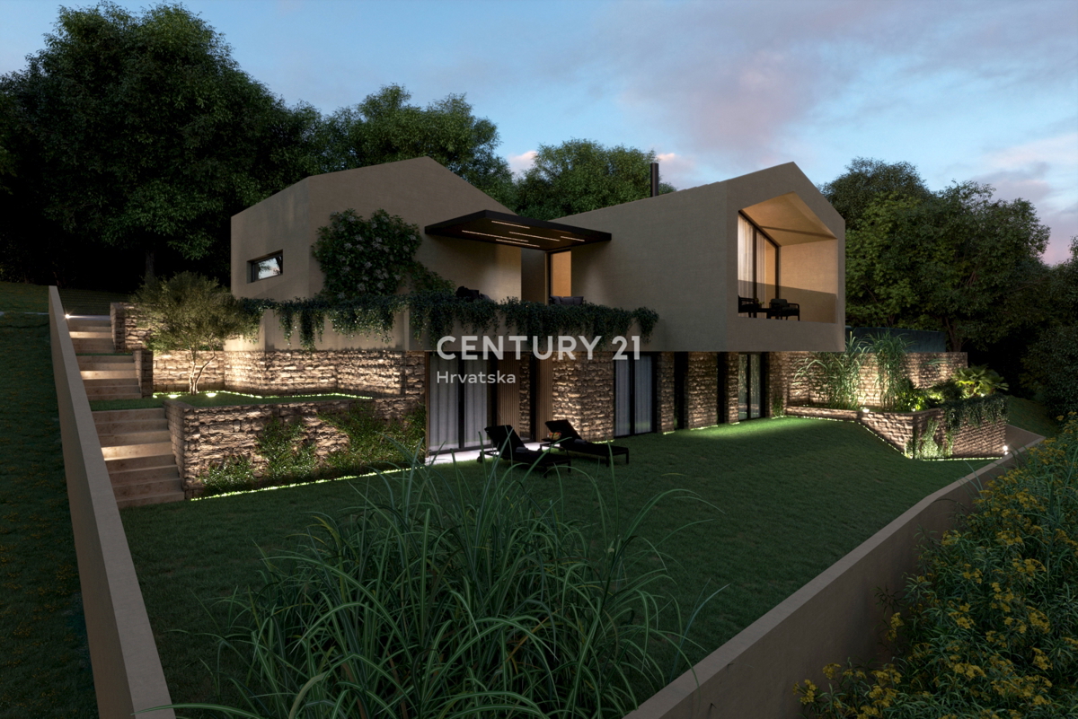 KRASICA, TERRENO EDIFICABILE ATTRATTIVO CON VISTA PANORAMICA SUL MARE