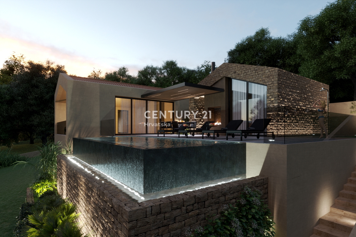 KRASICA, TERRENO EDIFICABILE ATTRATTIVO CON VISTA PANORAMICA SUL MARE