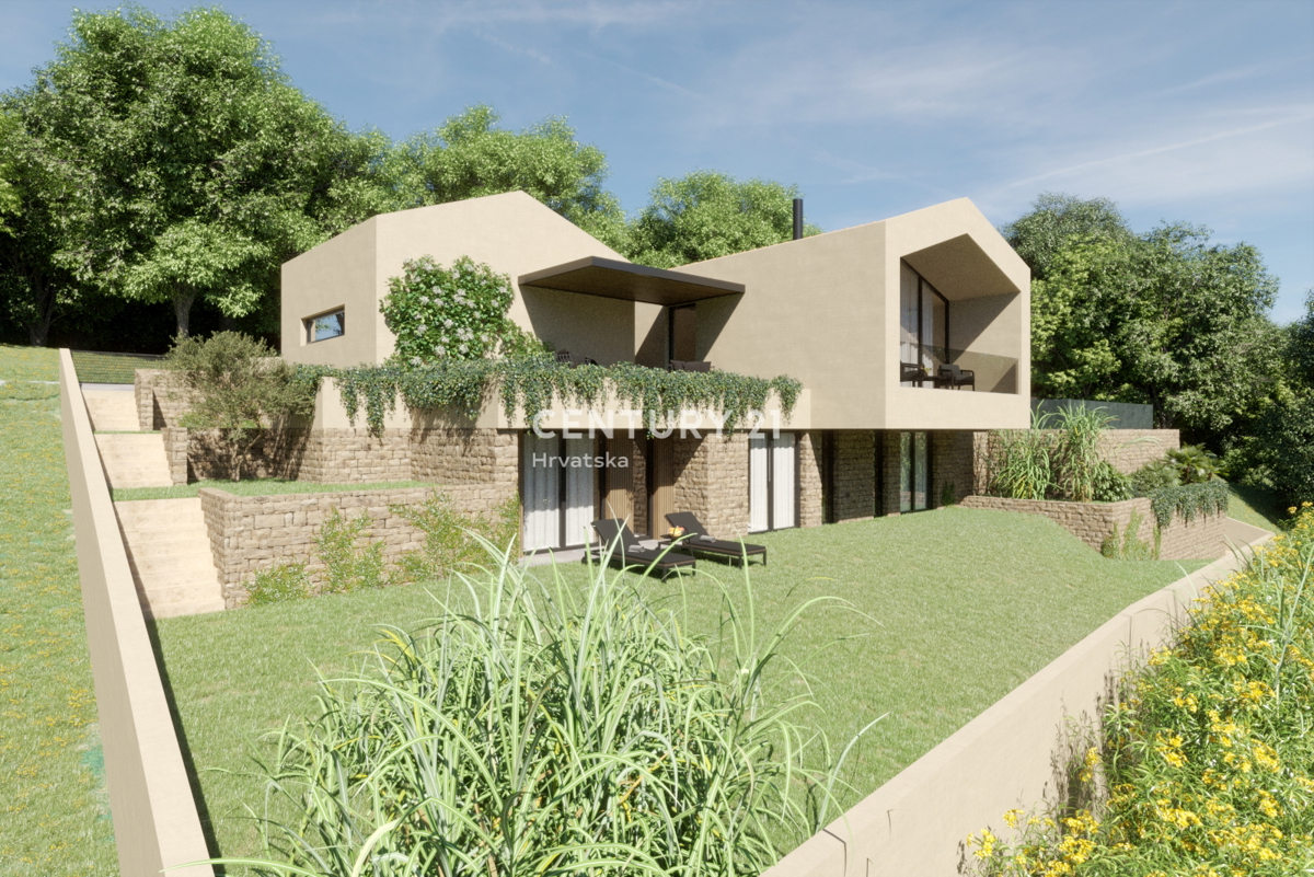 KRASICA, TERRENO EDIFICABILE ATTRATTIVO CON VISTA PANORAMICA SUL MARE