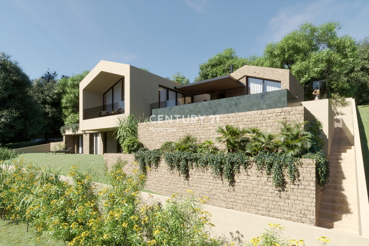 KRASICA, TERRENO EDIFICABILE ATTRATTIVO CON VISTA PANORAMICA SUL MARE