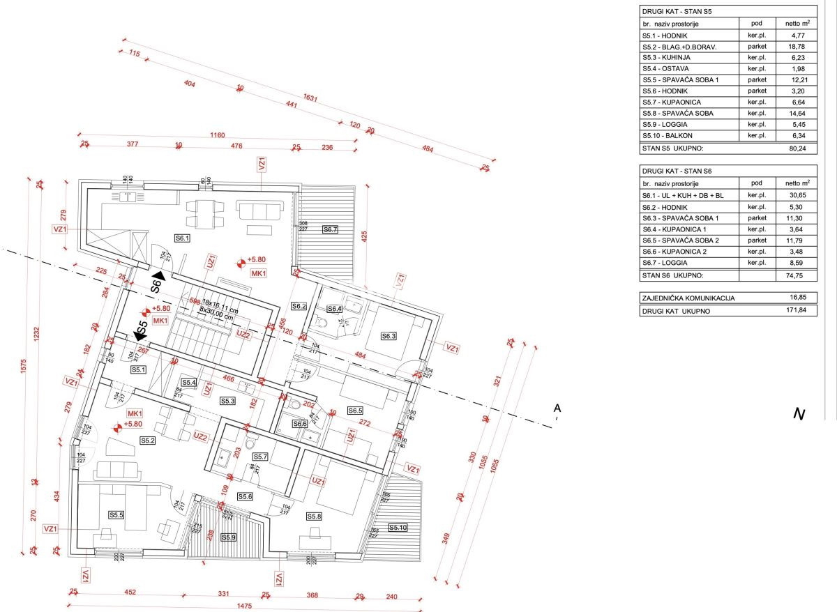 Vendita, Appartamento, 3 locali, Istarska županija, Umag