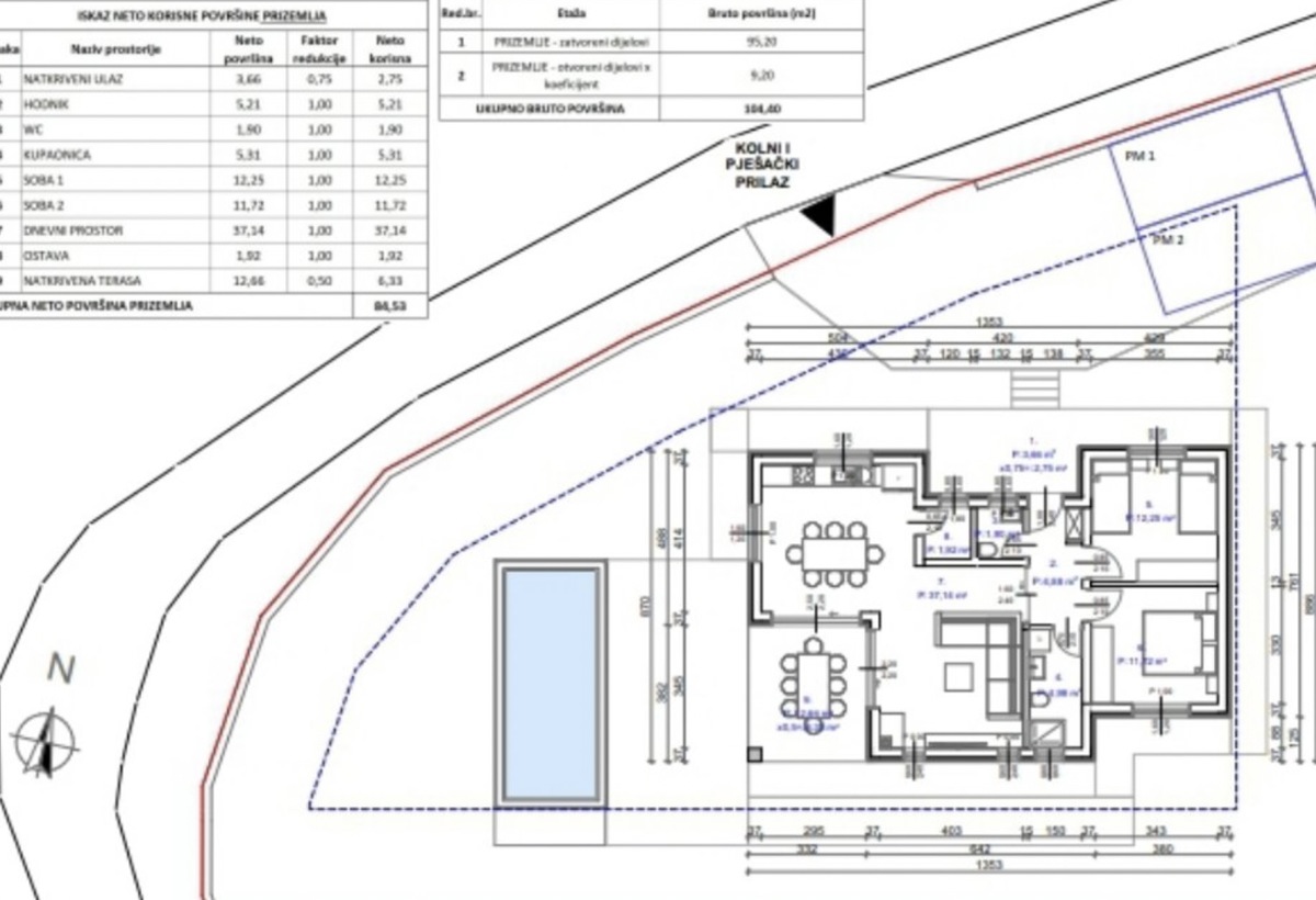 SVETVINČENAT, FANTASTICA CASA AL PIANO TERRA IN NUOVA COSTRUZIONE