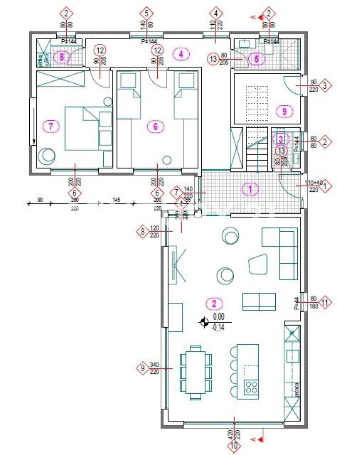 BRTONIGLA, VENDESI TERRENO EDIFICABILE CON PERMESSO DI COSTRUIRE PER UNA SPLENDIDA VILLA, VISTA MARE