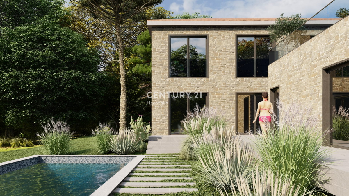 BRTONIGLA, VENDESI TERRENO EDIFICABILE CON PERMESSO DI COSTRUIRE PER UNA SPLENDIDA VILLA, VISTA MARE