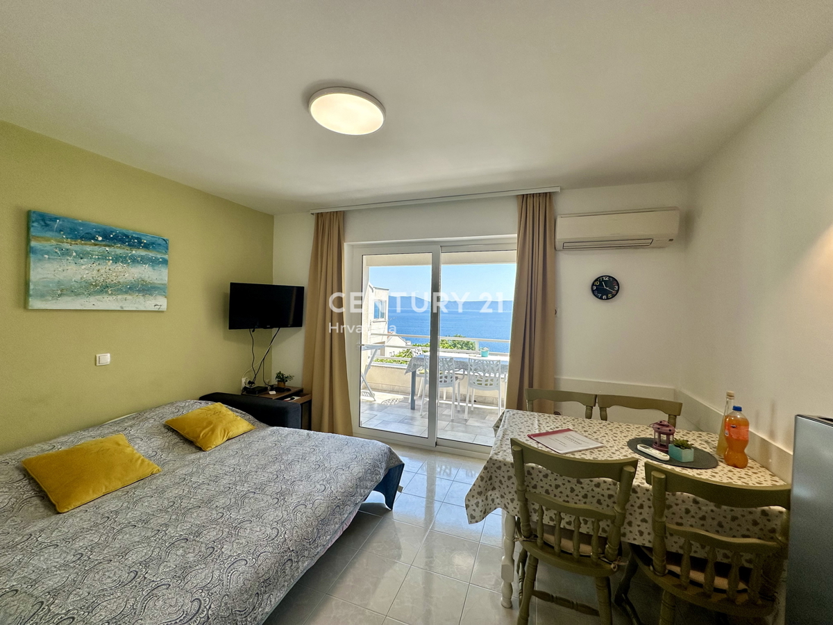 LABIN, APPARTAMENTO CON UNA CAMERA DA LETTO, VISTA MARE, 300 M DALLA SPIAGGIA