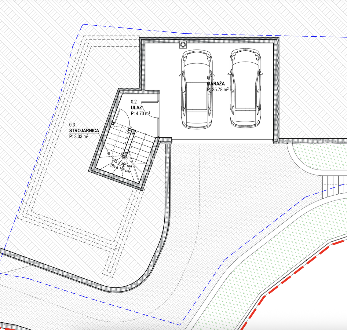 HUM, ZONA CIRCOSTANTE, TERRENO EDIFICABILE CON PERMESSO DI COSTRUIRE