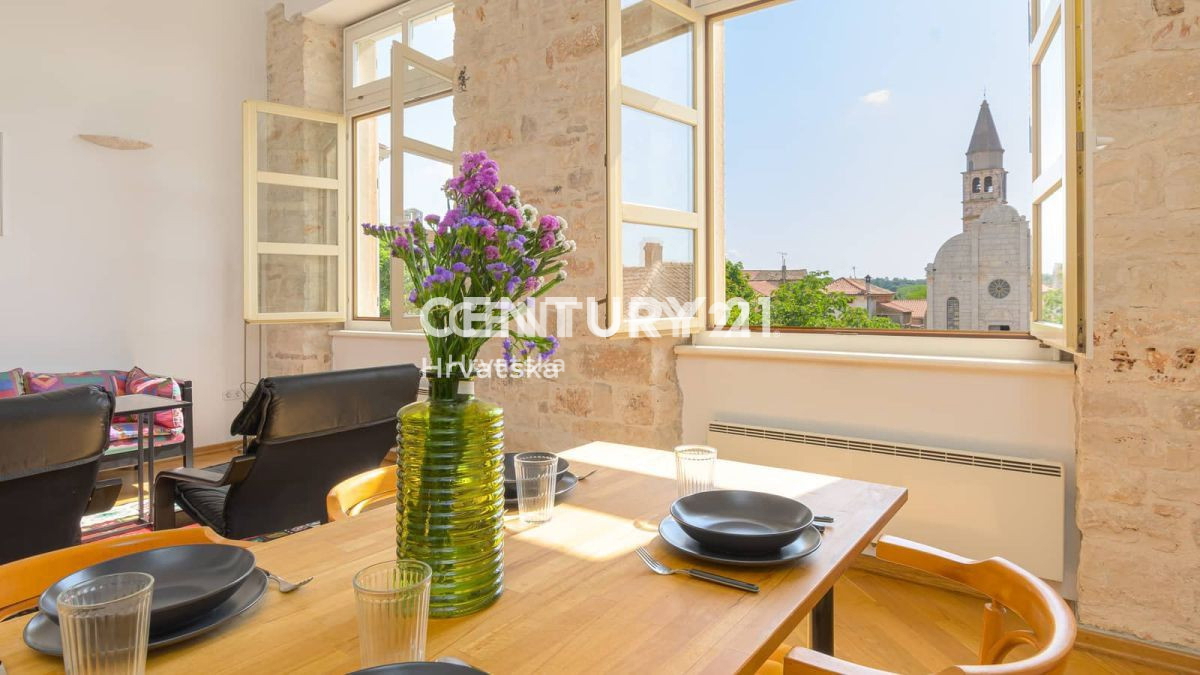 SVETVINČENAT, AMPIO APPARTAMENTO CON TERRAZZA SUL TETTO - VISTA MARE E LOCALE COMMERCIALE