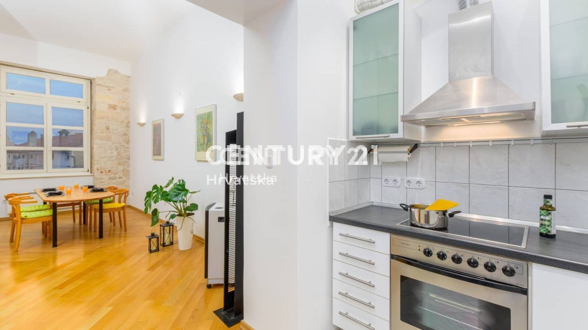 SVETVINČENAT, AMPIO APPARTAMENTO CON TERRAZZA SUL TETTO - VISTA MARE E LOCALE COMMERCIALE