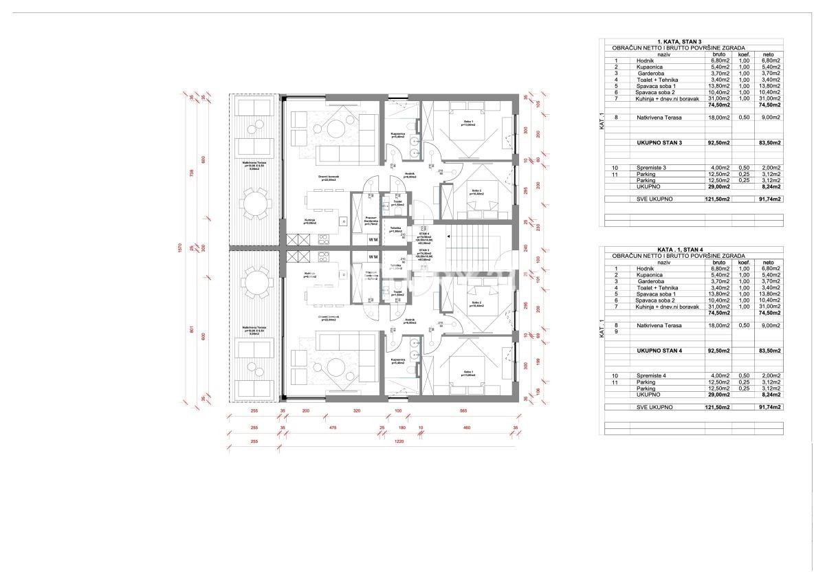 Vendita, Appartamento, 3 locali, Istarska županija, Poreč