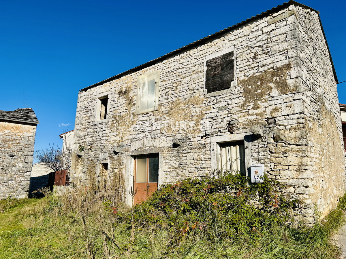 OPRTALJ, DINTORNI, CASA INDIPENDENTE IN PIETRA CON VISTA MARE
