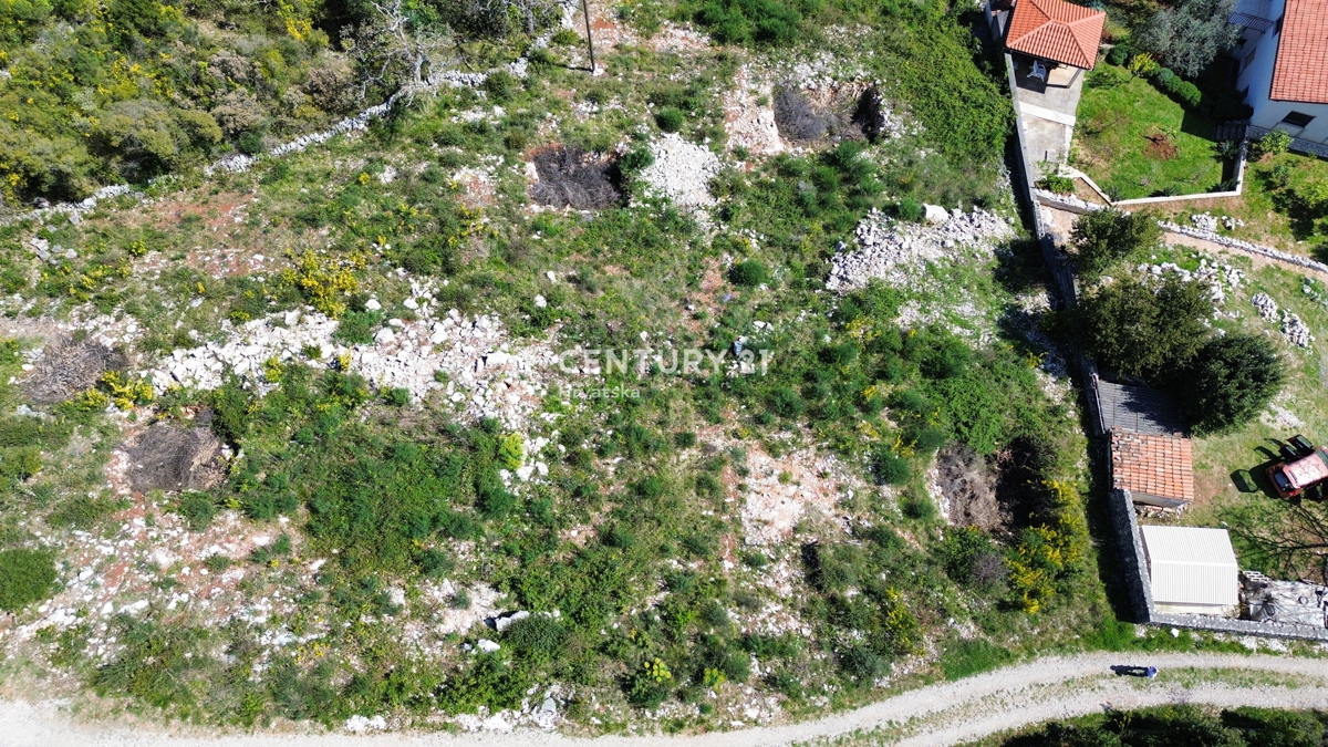 LABIN, TERRENO EDILIZIO CON VISTA APERTA SUL MARE