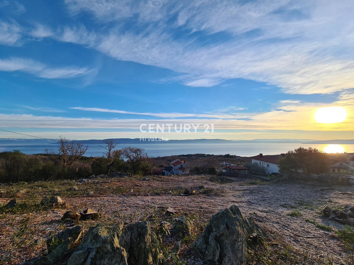 LABIN, TERRENO EDILIZIO CON VISTA APERTA SUL MARE