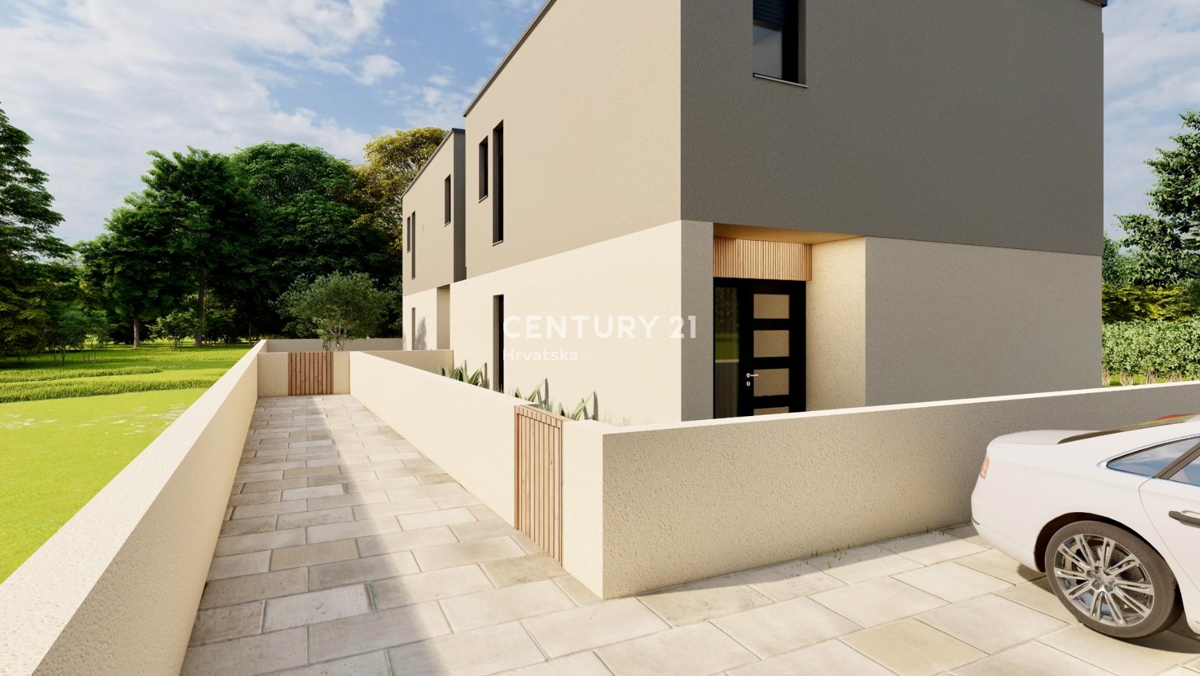POREČ, DINTORNI, DUPLEX ATTRATTIVA CON VISTA MARE