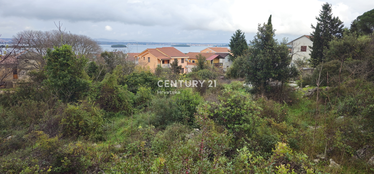 Pašman, Kraj, terreno edificabile con vista mare