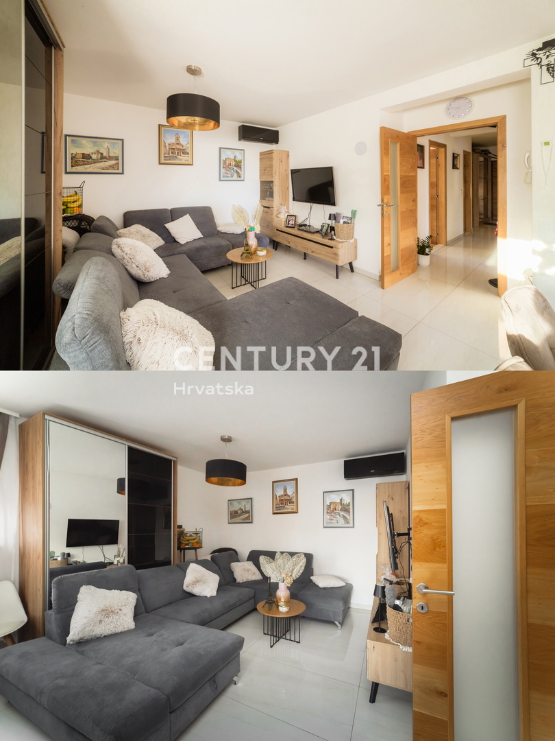 ZADAR, MOCIRE, APPARTAMENTO 3 VANI, 92 m2, 1° piano, P.M., OTTIMA POSIZIONE, VISTA MARE