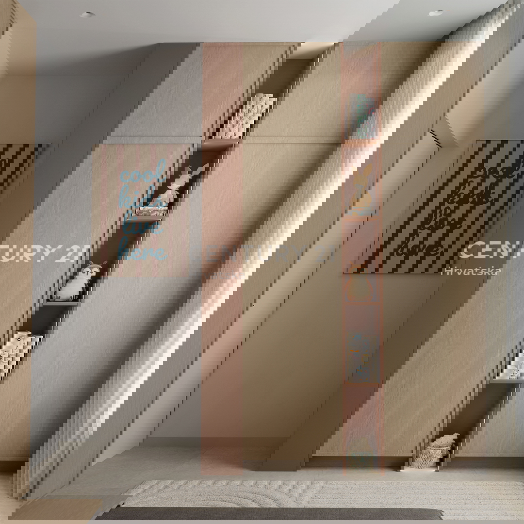 ZADAR, LJUBAČ, LUX. NUOVO. S6 / 97,10 m2 + 120 m2 TERRAZZA SUL TETTO, 2° piano, 50 m DAL MARE E DALLA SPIAGGIA, VISTA MARE