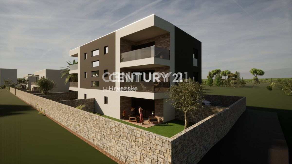 PRIVLAKA-SABUNIKE (DINTORNO DI ZARA) -- APPARTAMENTO BILOCALI AL 2° PIANO CON VISTA MARE