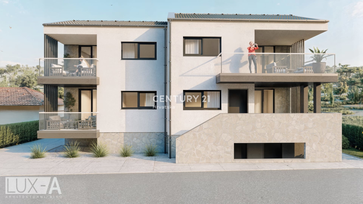 BIOGRAD, SVETI PETAR NA MORU, APPARTAMENTO, 1° piano, 2,5 locali, NUOVA COSTRUZIONE