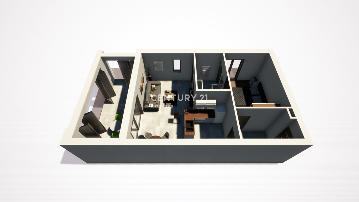 Jezera - isola di Murter - Lake Residence - appartamento di lusso su due piani con giardino - S 2