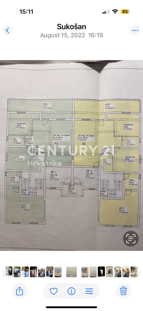 ZADAR, SUKOŠAN, APPARTAMENTO 123 M2, PIANO TERRA, GARAGE, RIPOSTIGLIO, SPLENDIDA VISTA SUL MARE