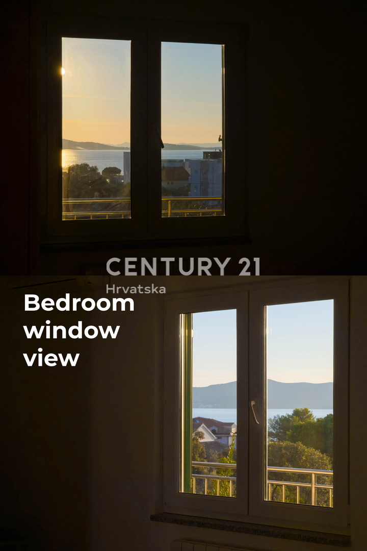 ZADAR, SUKOŠAN, APPARTAMENTO 123 M2, PIANO TERRA, GARAGE, RIPOSTIGLIO, SPLENDIDA VISTA SUL MARE