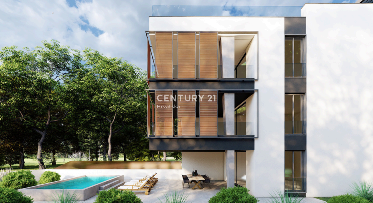 ZARA, DIKLO, 1° FILA AL MARE, NUOVA COSTRUZIONE DI LUSSO, 121,89 1° piano