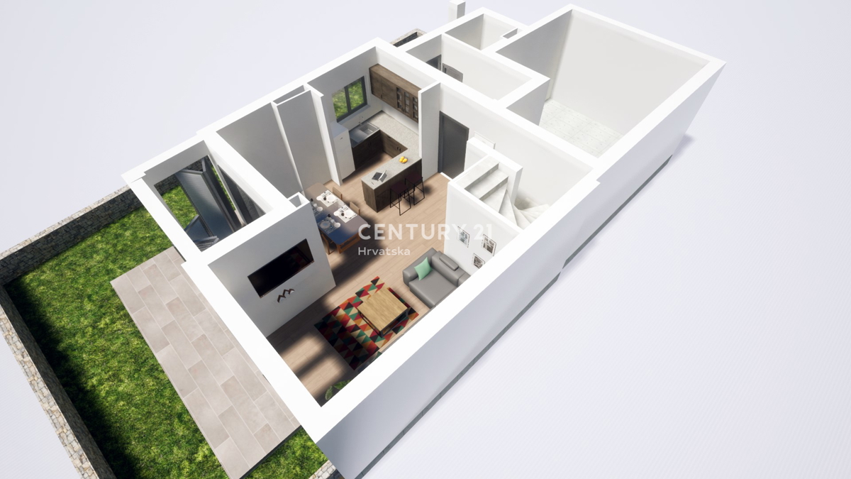 Jezera - isola di Murter - appartamento di lusso su due piani con giardino, in Lake Residence - S1