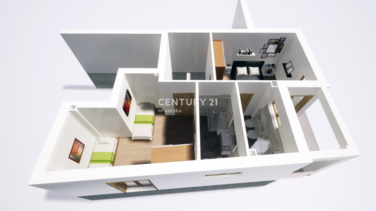 Jezera - isola di Murter - appartamento di lusso su due piani con giardino, in Lake Residence - S1