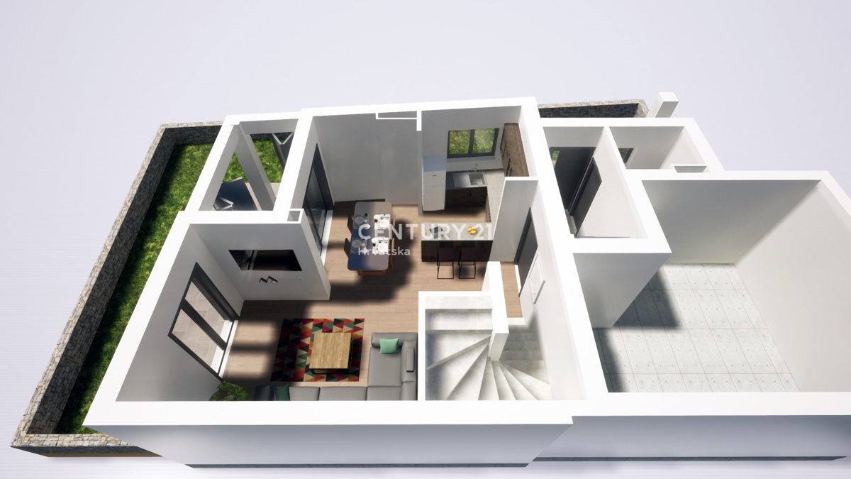 Jezera - isola di Murter - appartamento di lusso su due piani con giardino, in Lake Residence - S1