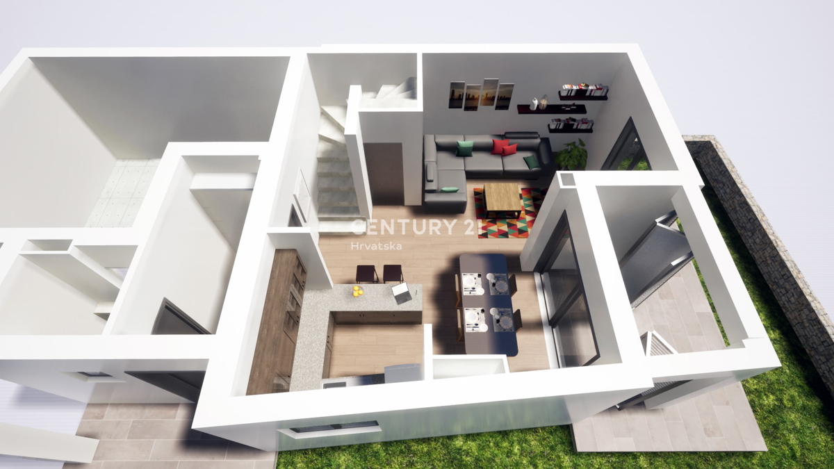 Jezera - isola di Murter - appartamento di lusso su due piani con giardino, in Lake Residence - S1