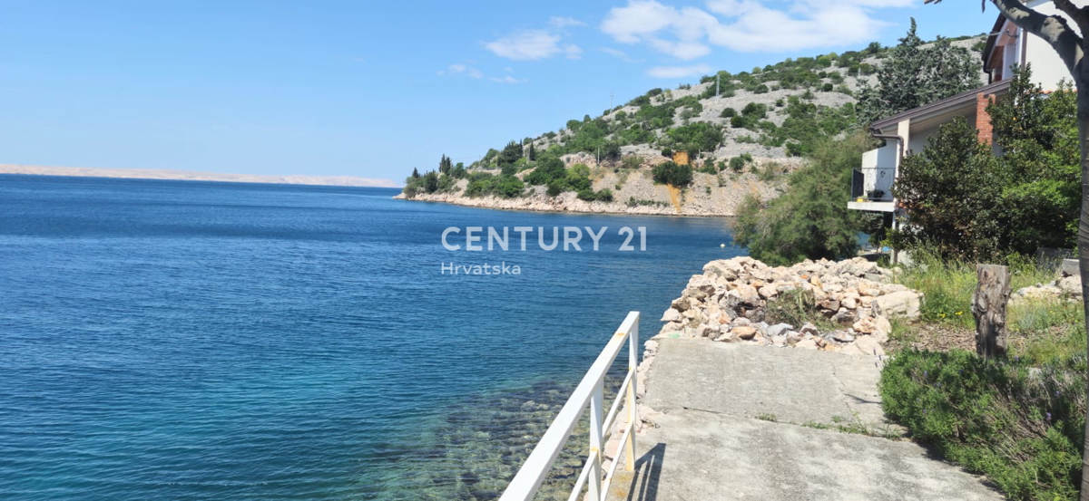 Lugovo Šugarje - Barić Drage - terreno fronte mare, con costruzione avviata e concessione edilizia