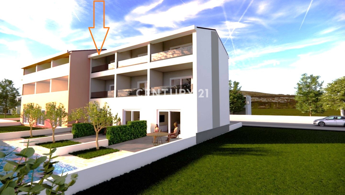 Maselnica - Jasenice - appartamento su tre piani n. 1 - con vista mare - OFFERTA !!